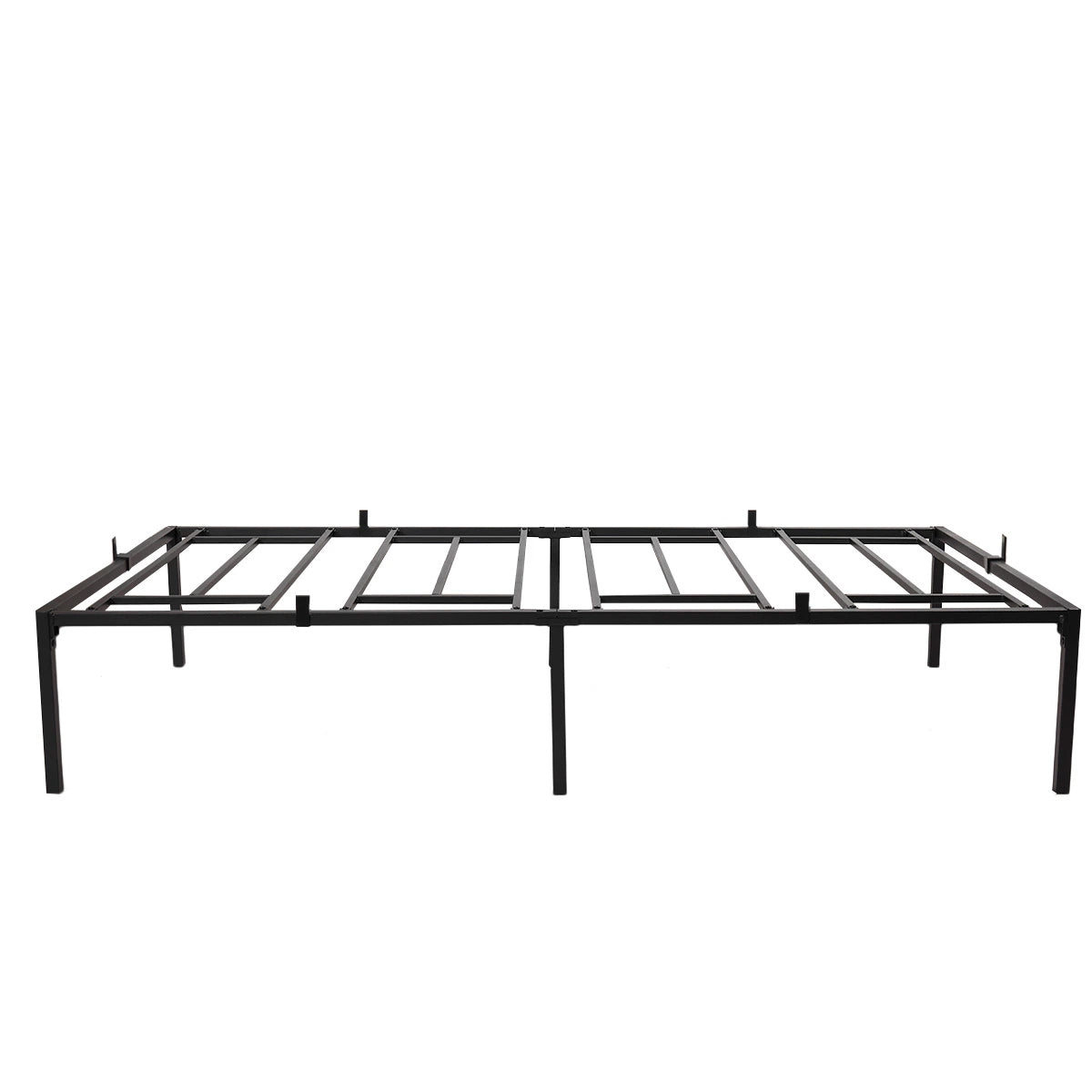 Metal Twin Bed Frame 14 Inches, Bedroom Platform, Steel Slat Support